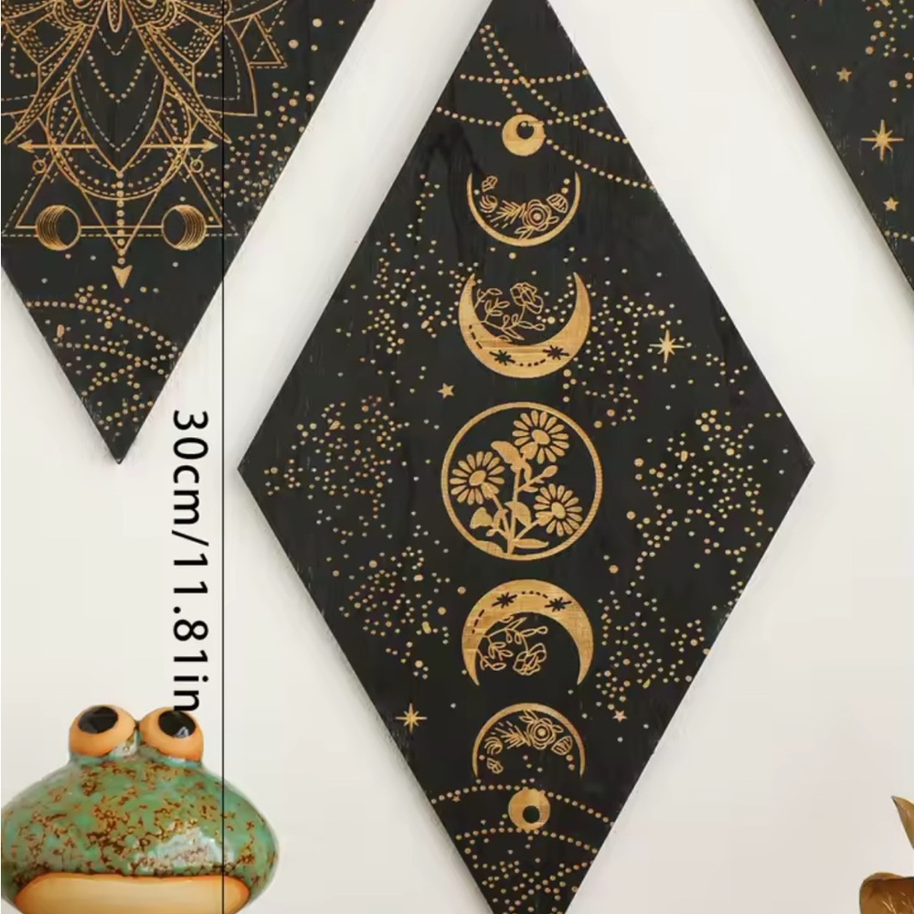 Wood Panel Decor Set - Picture 2 of 3